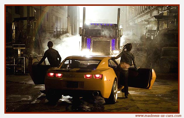 La nouvelle Chevrolet Camaro dans le film Transformers