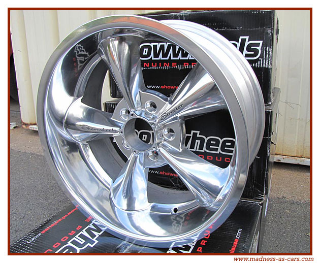 Jantes Showwheels Streeter polies pour Ford de Collection